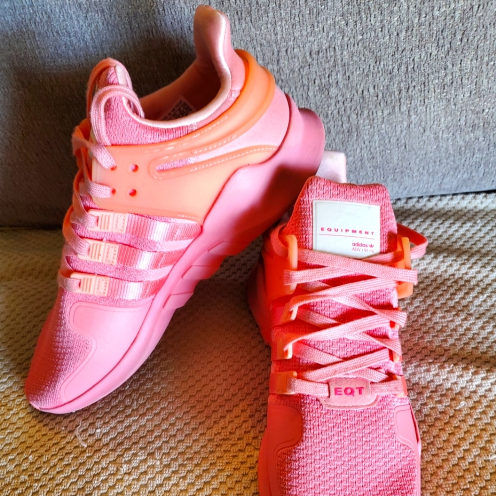 adidas Pink and Orange Athletic Shoes